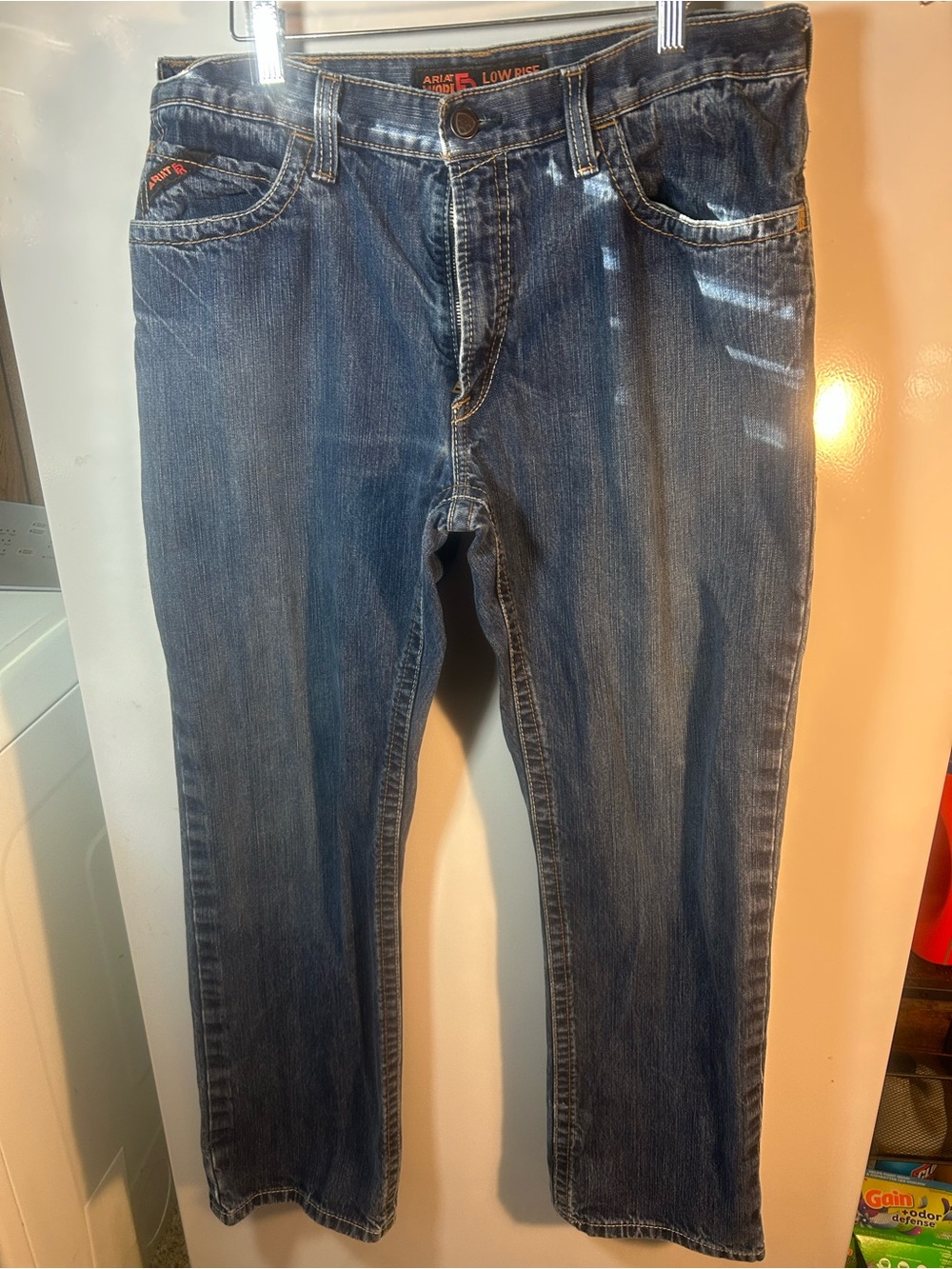 Ariat FR Men's Bootcut Dark Blue Denim Jeans